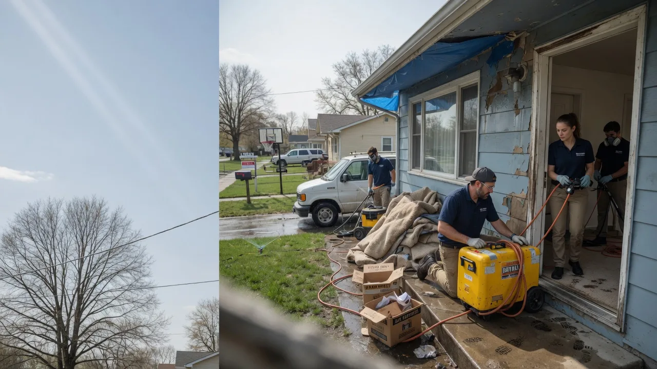 Basement Flood Cleanup in Fate, TX near me
